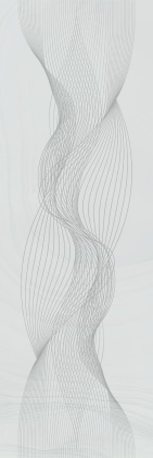 Декор Веро голубой светлый глянцевый обрезной 40x120x1