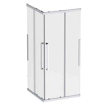 W84G-403-9090-МТ Душевое ограждение Func Square Slide 90х90, мат Хром, прозрачное