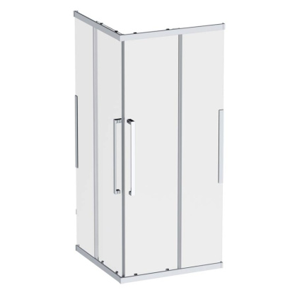 W84G-403-9090-МТ Душевое ограждение Func Square Slide 90х90, мат Хром, прозрачное