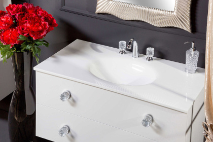 Тумба 100см*48 (52) WHITE 831-100-WH Boheme