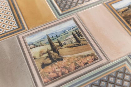 Декор Монтальбано 2 матовый 15x15x0,82