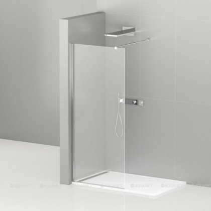 LIBERTA-L-1-140-C-Cr Душевая перегородка с односторонним входом 1400x1950 мм