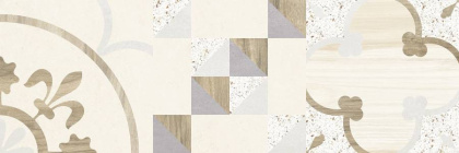 Плитка настенная Woody бежевый узор 25х75 (9шт/1,69м2), м2