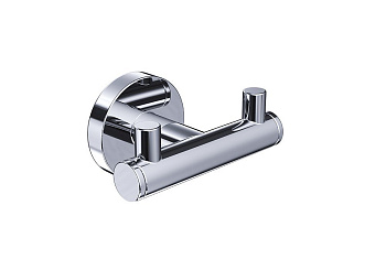 Двойной крючок для полотенец в комплекте с креплением Piave хром 3015-0001, шт Двойной крючок для полотенец в комплекте с креплением Piave хром 3015-0001, шт