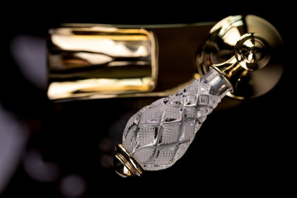 Смеситель для умывальника VOGUE CRYSTAL, бронза_Комплект