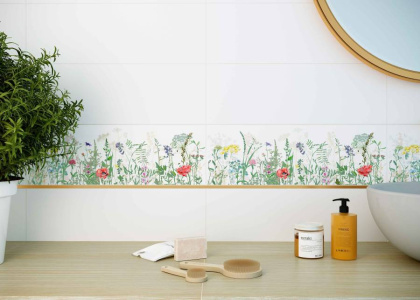Вставка Flora brill 20х60 Вставка Flora brill 20х60