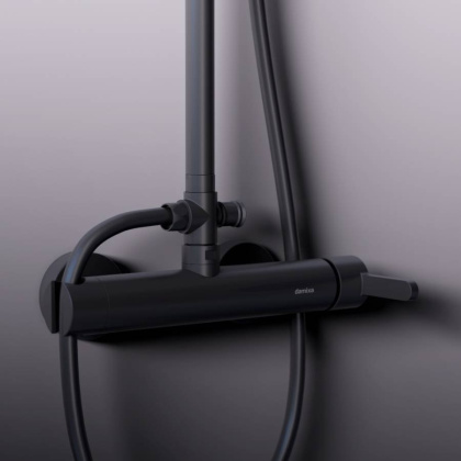 936710300 Scandinavian Pure душевая система с душевым смесителем, чёрный, шт