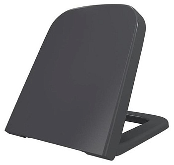 Сиденье с крышкой Scala, дюропласт, плав.опускание, матовый антрацит, A0322-020, шт