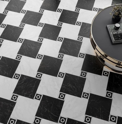 Декор ID93 Фрагонар наборный белый 9,9*9,9*11 (уп/45шт), шт