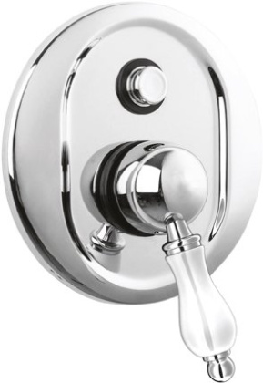 VENEZIA-VDIM-03/24-Bi Встраиваемый однорычажный смеситель для душа с переключателем, исполнение золото