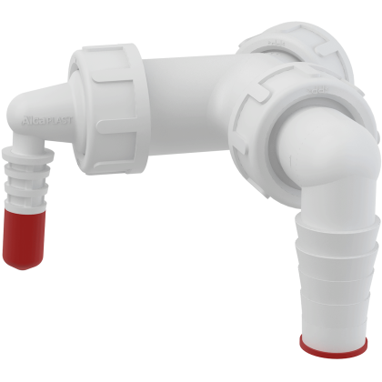 Колено с двумя штуцерами G1"/8–23 с обратными клапанами