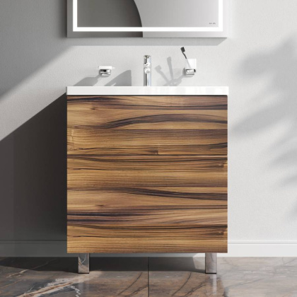 База под раковину, напольная, 75 см, 2 ящика, орех M90FSX0752HF