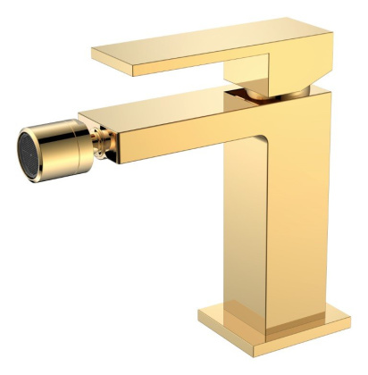 Смеситель для биде Qubic Shinny Gold Смеситель для биде Qubic Shinny Gold