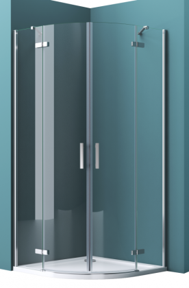 Душевой уголок BelBagno KRAFT-R-2-100-C-Cr