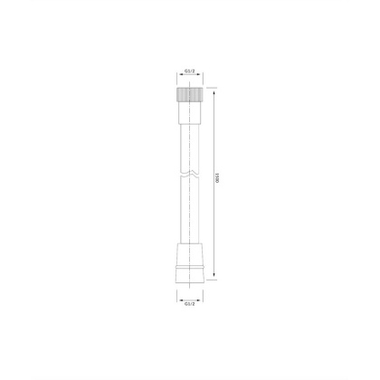 Душевой шланг OMNIRES 150 см 029GLB (брашированное золото) Душевой шланг OMNIRES 150 см 029GLB (брашированное золото)
