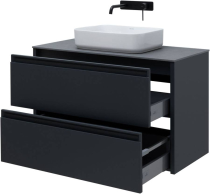 Тумба под раковину Allen Brau Fantasy 100 1.11003.AM антрацит матовый