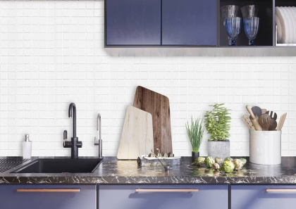 Керамическая мозаика, White Matt 48х48, 5х5 см