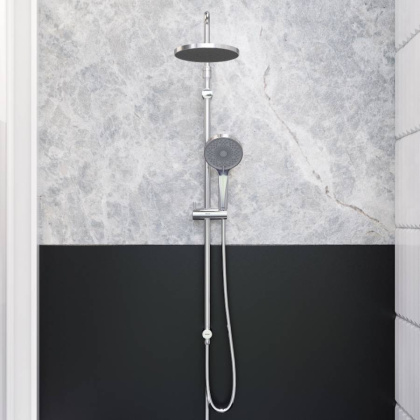947000000 Apollo душ.система: верх.душ 235 мм, ручн.душ 3 ф-ции 125*215 мм, штанга 1050-1450 мм, хром