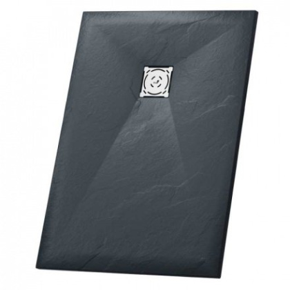 Душевой поддон RGW ST-0168G 80 x 160 см, прямоугольный, из искусственного камня, графит, 16152816-02