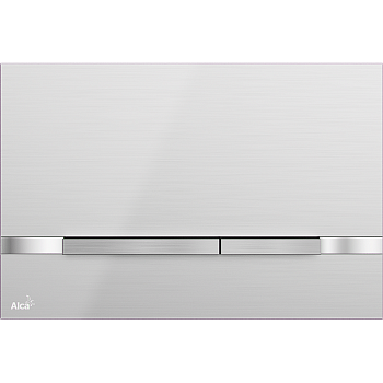 Кнопка управления для скрытых систем инсталляции, нержавеющая сталь-полумат/глянец Кнопка управления для скрытых систем инсталляции, нержавеющая сталь-полумат/глянец