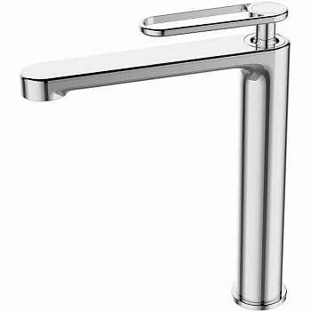 MOMENTO-LC-01-W0 Смеситель для накладных раковин однорычажный, без донного клапана, хром