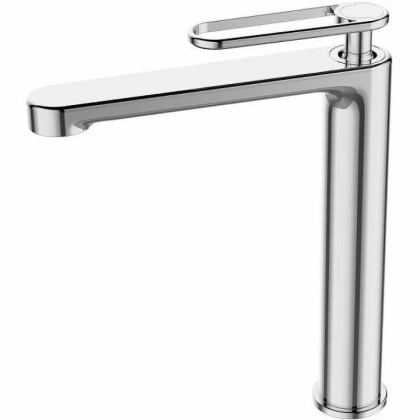 MOMENTO-LC-01-W0 Смеситель для накладных раковин однорычажный, без донного клапана, хром