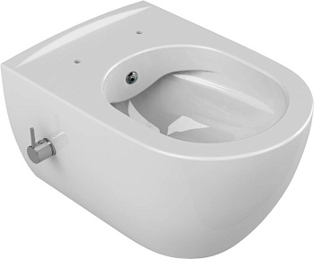 Bianca подвесной унитаз с биде белый глянец