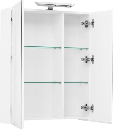 Зеркало-шкаф Aquanet Йорк 70 белый