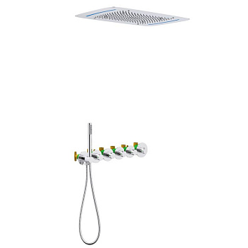 Душевая система Timo Saona SX-2319/00SM скрытого монтажа с термостатом, хром Душевая система Timo Saona SX-2319/00SM скрытого монтажа с термостатом, хром