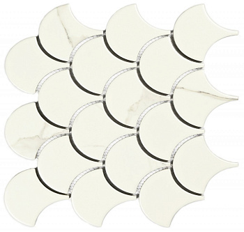 Мозаика Calacatta scale 25.5x21.9