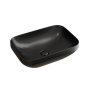 Умывальник чаша накладная прямоугольная (цвет Черный Матовый) Element 500*359*145мм