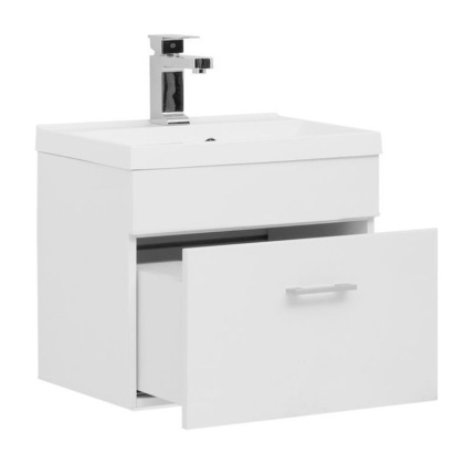 Тумба с раковиной Aquanet Нота 50 белый