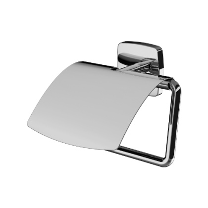 Держатель для туалетной бумаги Gem с крышкой, 10,1х12,2х11,1 см, хром, A90341400