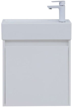 Тумба под раковину Aquanet Nova Lite 50 белый глянец (1 дверца) Тумба под раковину Aquanet Nova Lite 50 белый глянец (1 дверца)