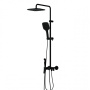 DX220920300_xxx Apollo, душевая система со смесителем-полкой: верхний душ 230*230мм, ручной душ