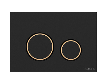 Кнопка TWINS пластик черный матовый с рамкой Кнопка TWINS пластик черный матовый с рамкой