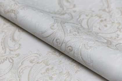 Обои виниловые Ориент мотив, серый светлый, KM7702