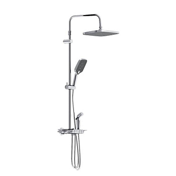 953770000 Gala ДС с ванно-душевым ТМС смесителем-полкой и гиг.душем, Хром 953770000 Gala ДС с ванно-душевым ТМС смесителем-полкой и гиг.душем, Хром