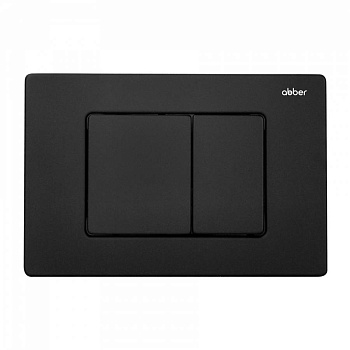 Кнопка смыва ABBER AC0120MB черная матовая Кнопка смыва ABBER AC0120MB черная матовая