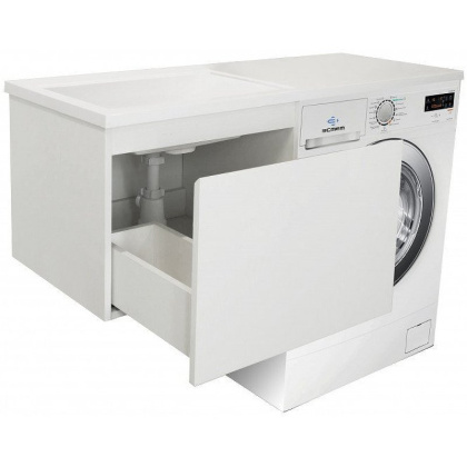 Комплект мебели Dallas Luxe 1050х482 левосторонний подвесной 1 ящик  (ШхГхВ)  408х476х607