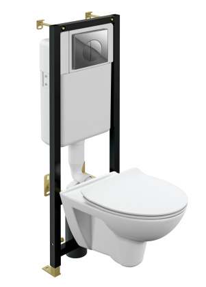 Комплект PARVA CO DPL EO slim + BLACK + LEON хром глянцевый Комплект PARVA CO DPL EO slim + BLACK + LEON хром глянцевый