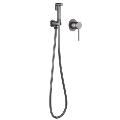 Смеситель ABBER Emotion AF8825NG с гигиеническим душем, никель Смеситель ABBER Emotion AF8825NG с гигиеническим душем, никель