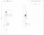 Душевая система ABBER Daheim AF8254NG скрытого монтажа с изливом, термостат, никель