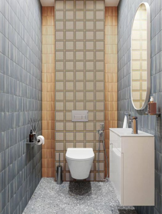 Подступенок Терраццо серый 60x10,7x0,9