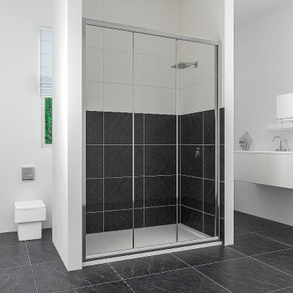 Душевая дверь RGW Classic CL-11 100 04091100-11 профиль Хром стекло прозрачное