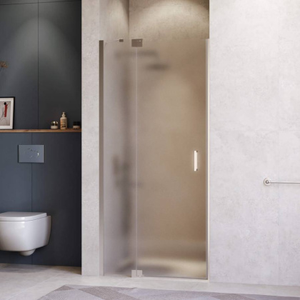 Душевая дверь 130*200 RGW HO-014 Хром/Матовое/8 мм (EasyClean)