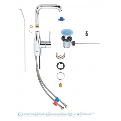 Смеситель для раковины Grohe Essence New 32628001 хром Смеситель для раковины Grohe Essence New 32628001 хром