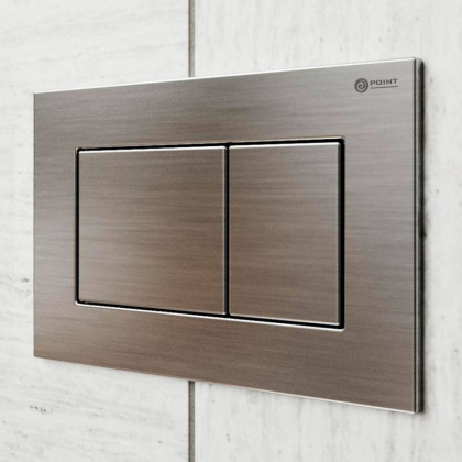 Клавиша смыва Point Ника PN44081SB для инсталляции, сталь брашированная Клавиша смыва Point Ника PN44081SB для инсталляции, сталь брашированная