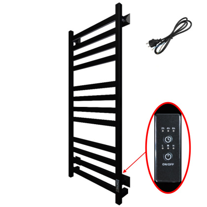 Полотенцесушитель Пэк сп 21 кв 100х40 черный ВГП