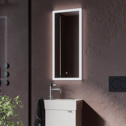 Зеркало для ванной комнаты  SANCOS Polo 350х800 с подсветкой, арт. PL35 Зеркало для ванной комнаты  SANCOS Polo 350х800 с подсветкой, арт. PL35